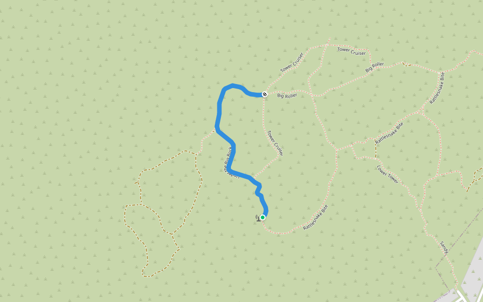 Under the Big Rock walking route map in Cawston