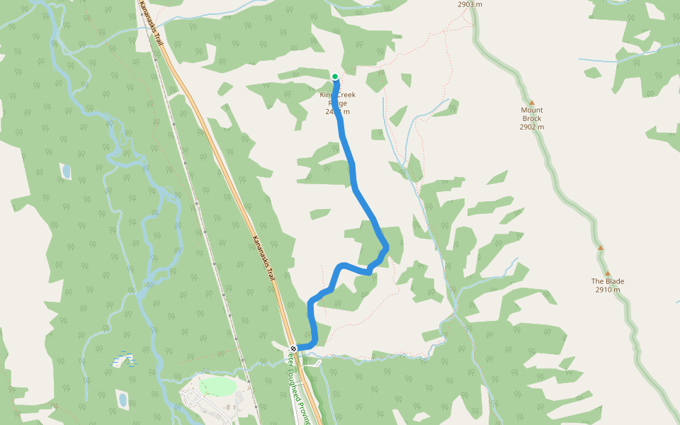 King Creek Ridge Route