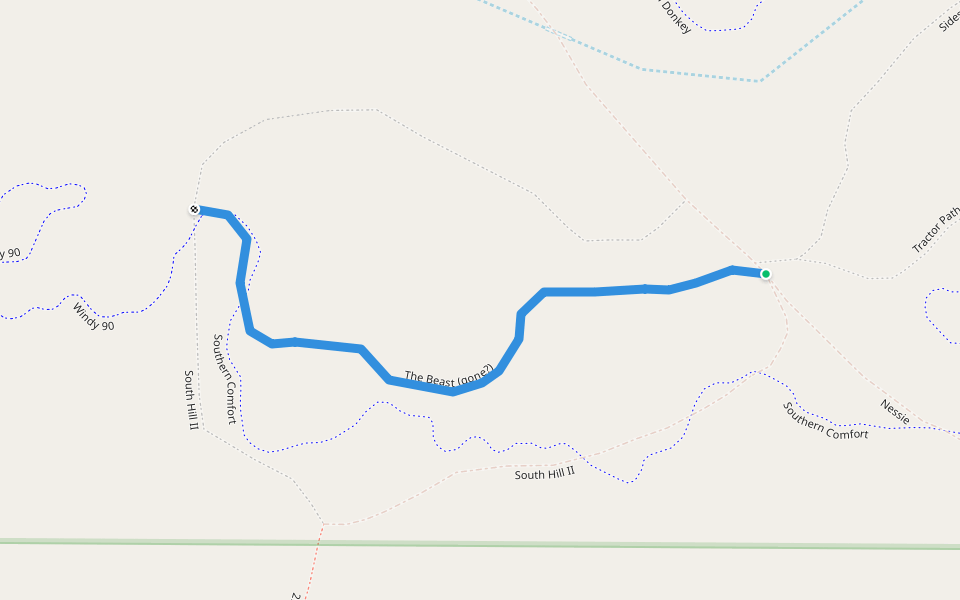 The Beast (gone?) walking route map in Carnation