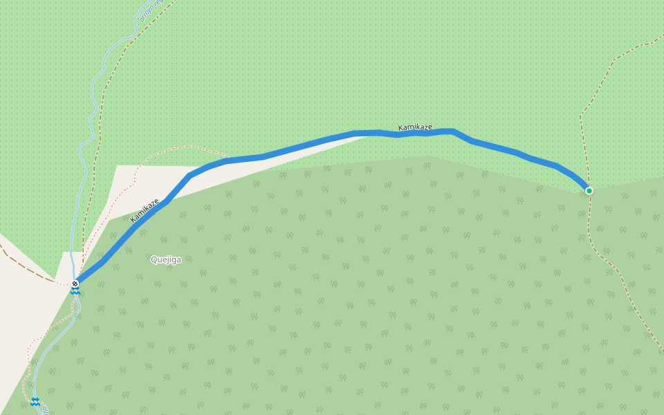 Kamikaze walking route map in Torredelcampo