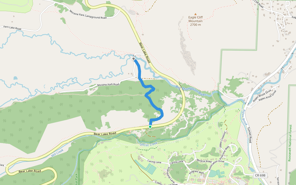 Moraine Tuxedo Cutoff Trail