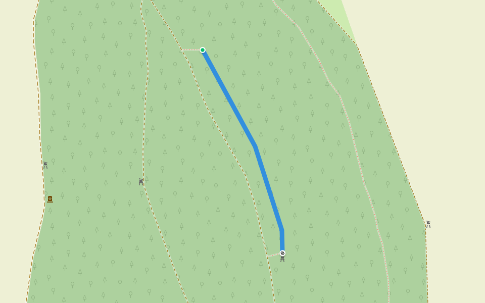 Steinbruch (alt) walking route map in Springe