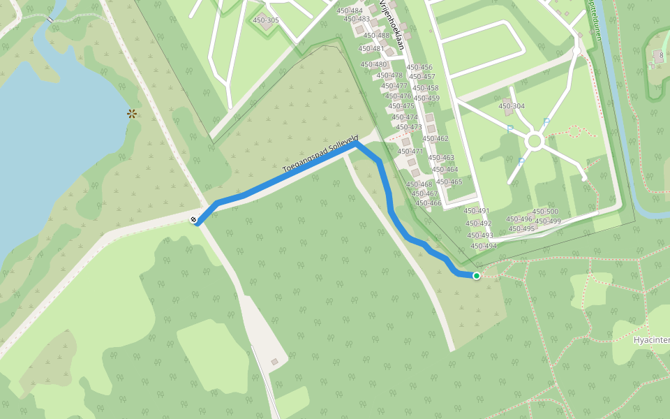 Toegangspad Solleveld