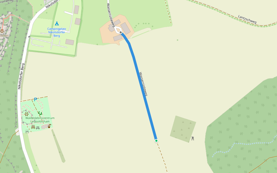 Wasserrüsteweg walking route map in Königstein
