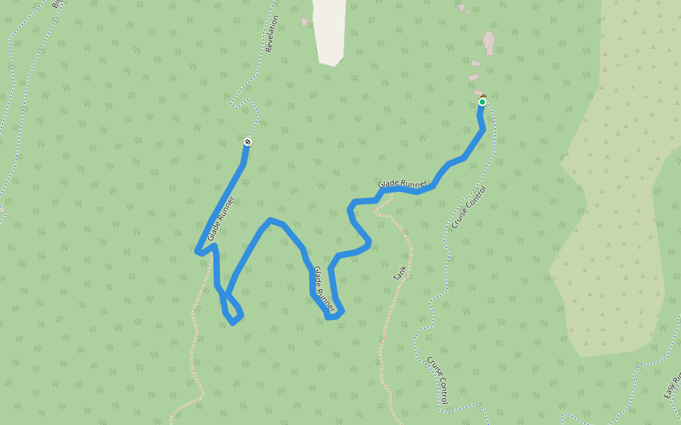 Glade Runner walking route map in Kaiteriteri