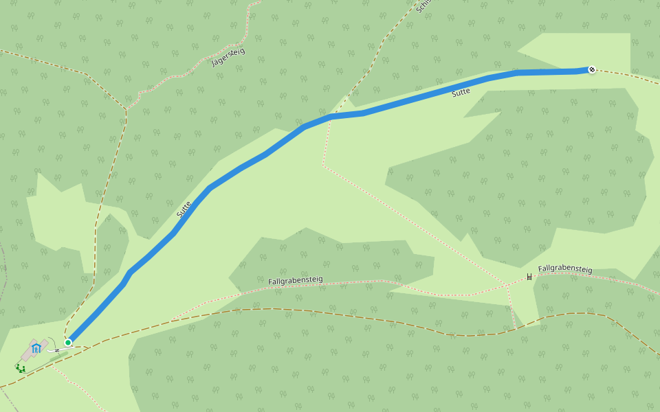 Sutte walking route map in Lilienfeld