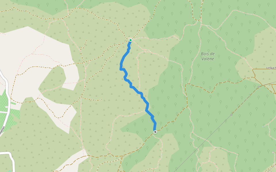 à controler walking route map in Murles