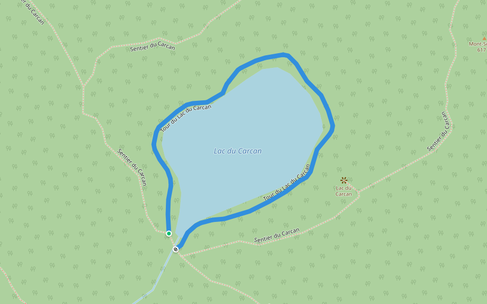 Tour du Lac du Carcan
