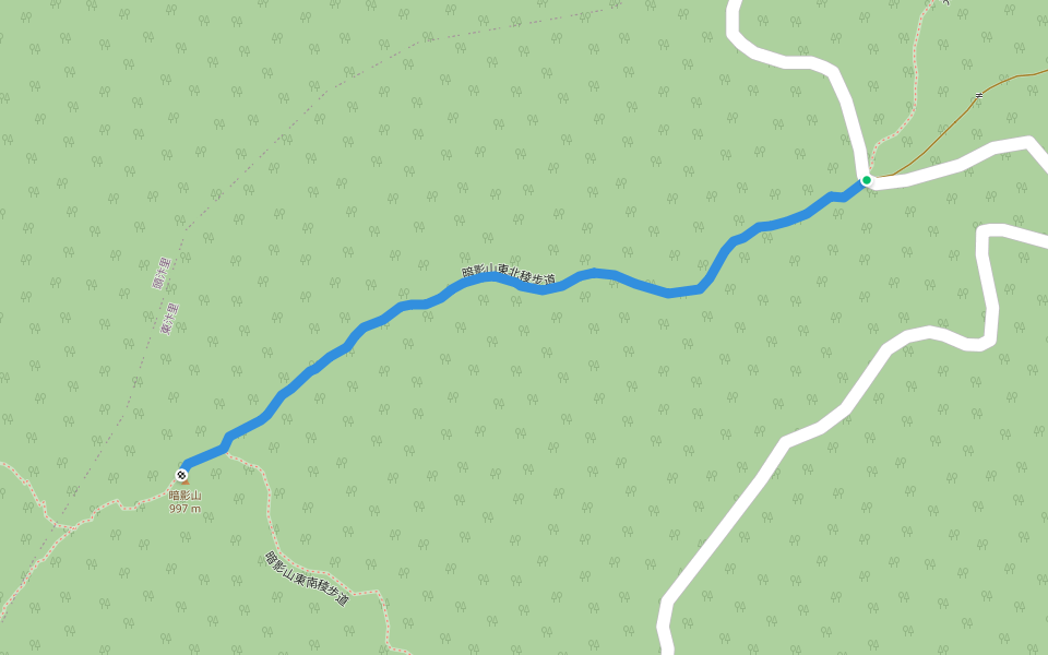 暗影山東北稜步道