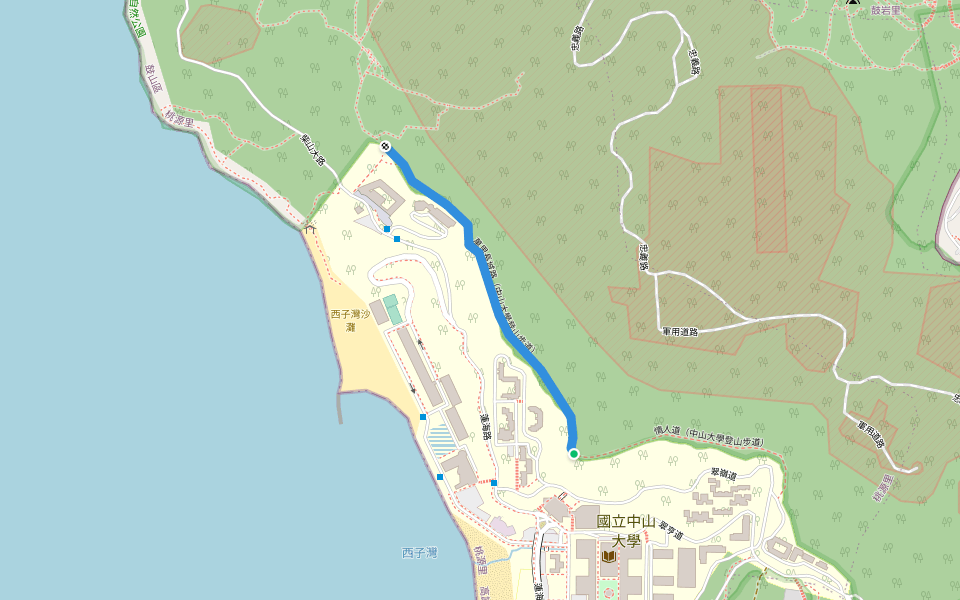 萬里長城路(中山大學登山步道)