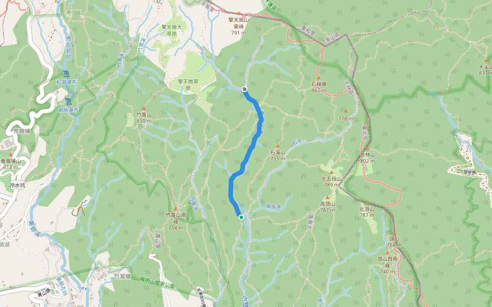 內雙溪古道山路
