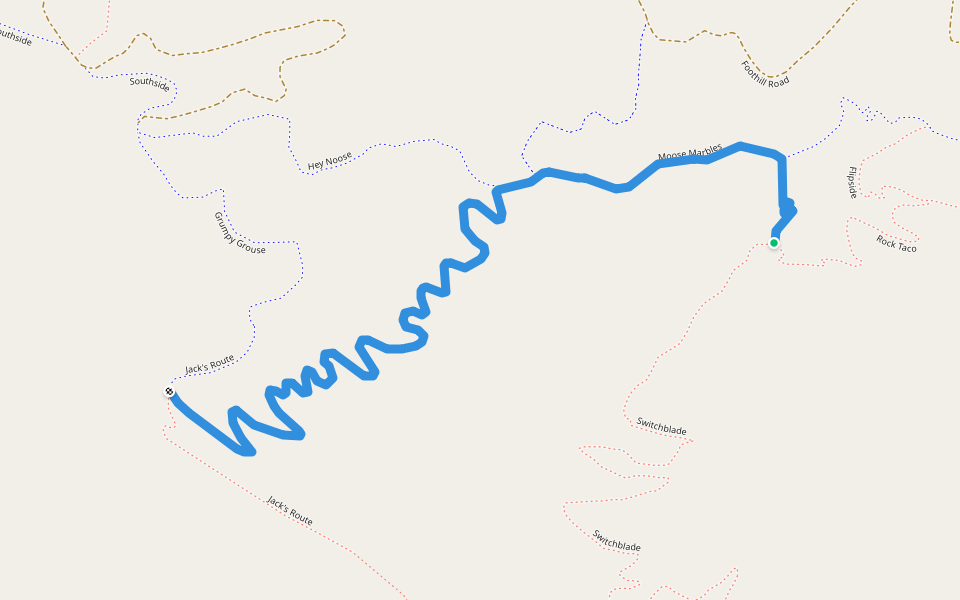 Moose Marbles walking route map in Moscow