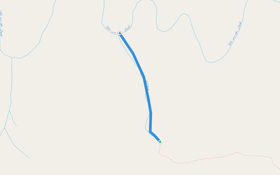 کوہاٹ لیار walking route map in Darra Adam Khel