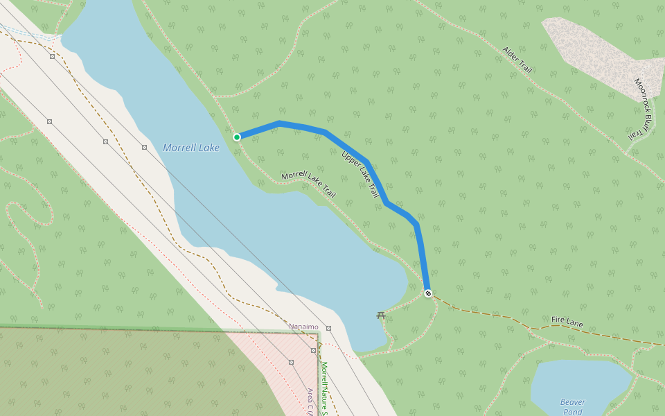 Upper Lake Trail Walking and Running Nanaimo, British Columbia Pacer