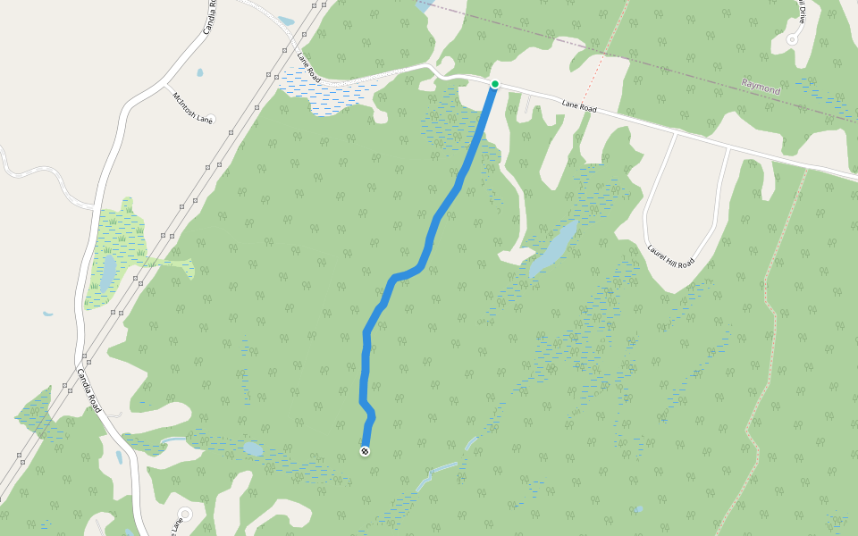 Norton Road walking route map in Chester