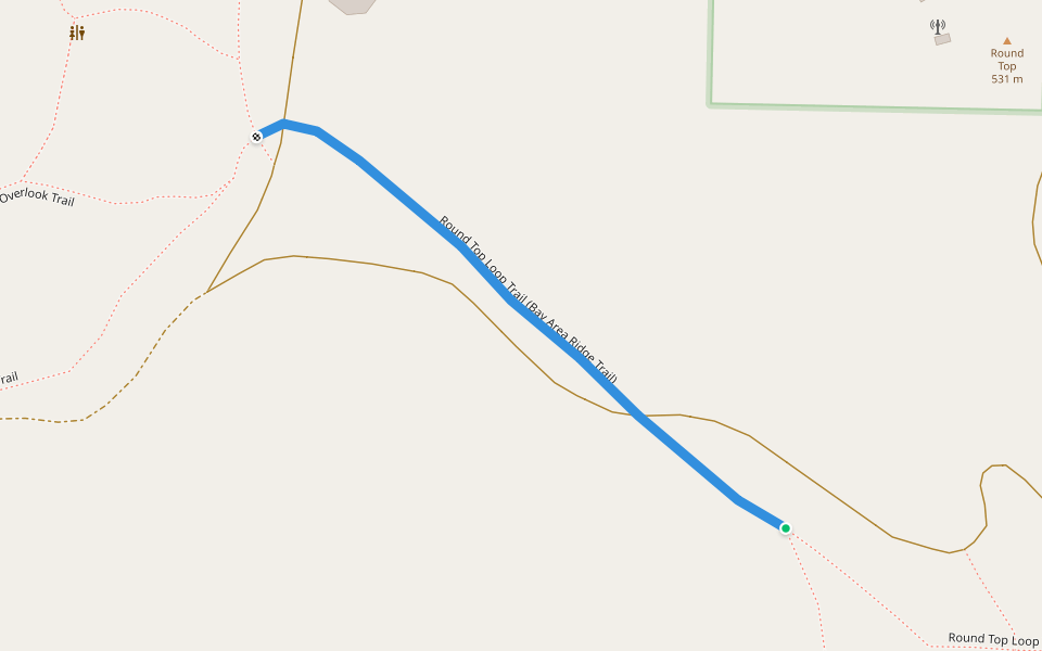 Round Top Loop Trail (Bay Area Ridge Trail)