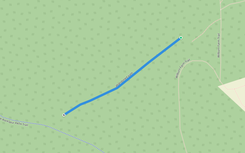 abandoned path walking route map in Stonecrest