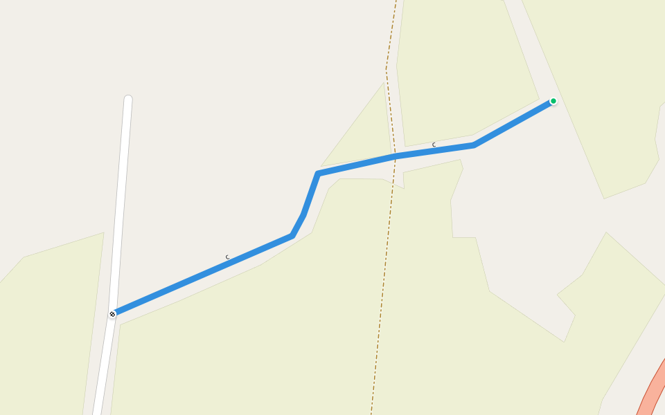 c walking route map in Tunán