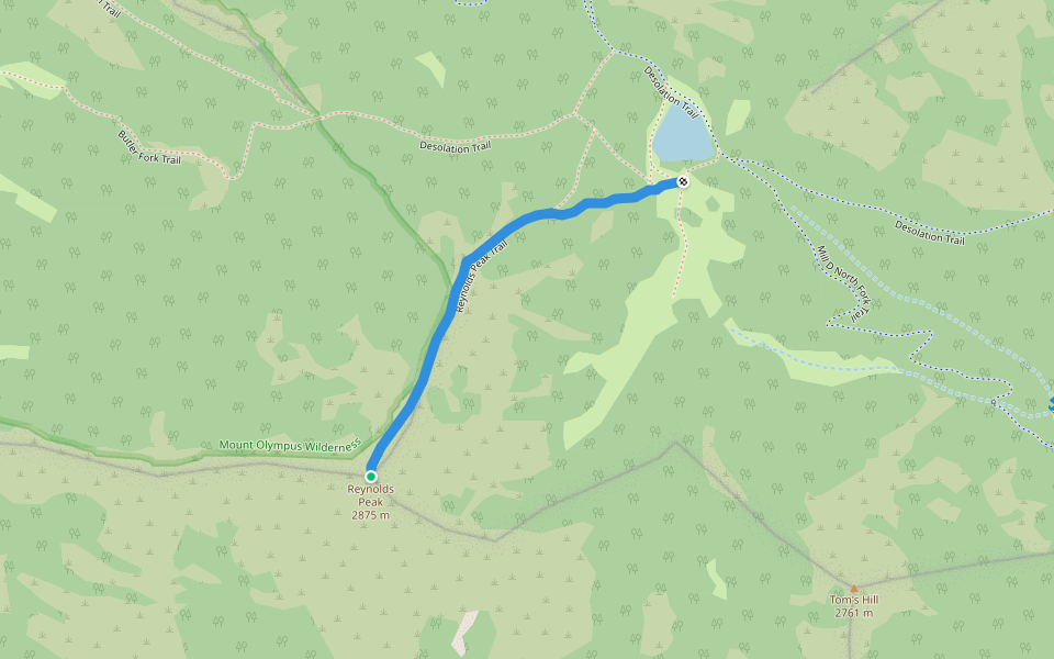 Reynolds Peak Trail Walking and Running Summit Park, Utah Pacer