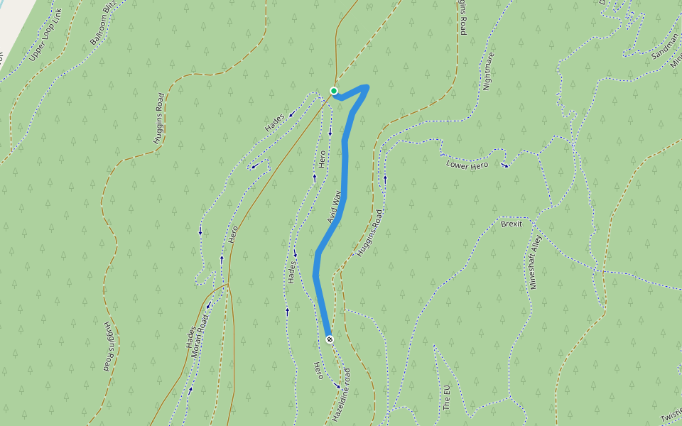 Avid Way walking route map in Bright
