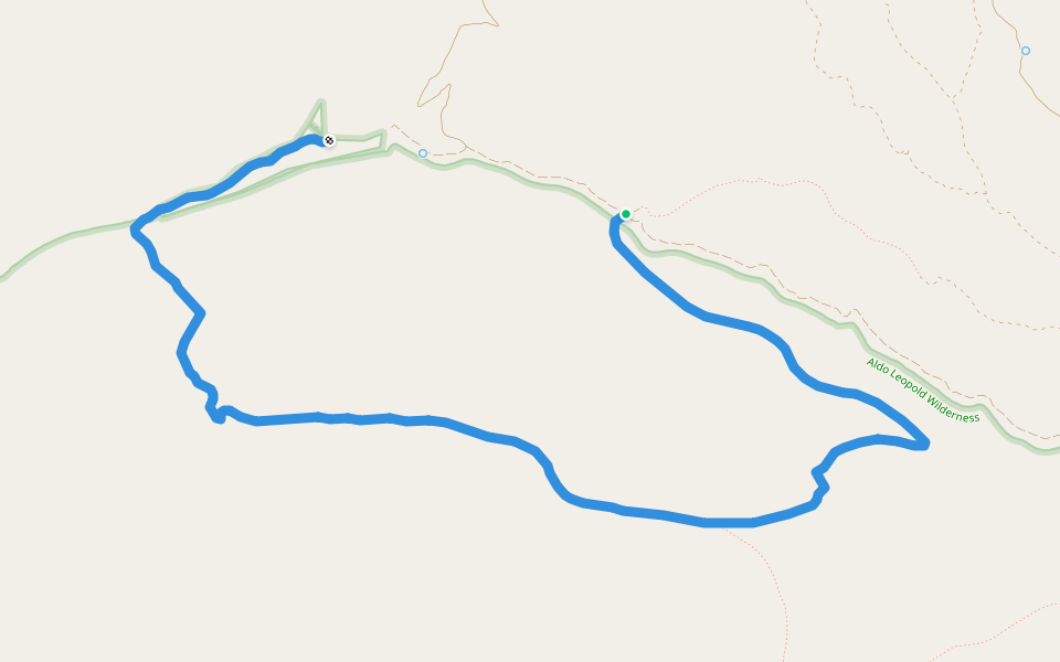 Trail 38 Hiking Winston, New Mexico Pacer