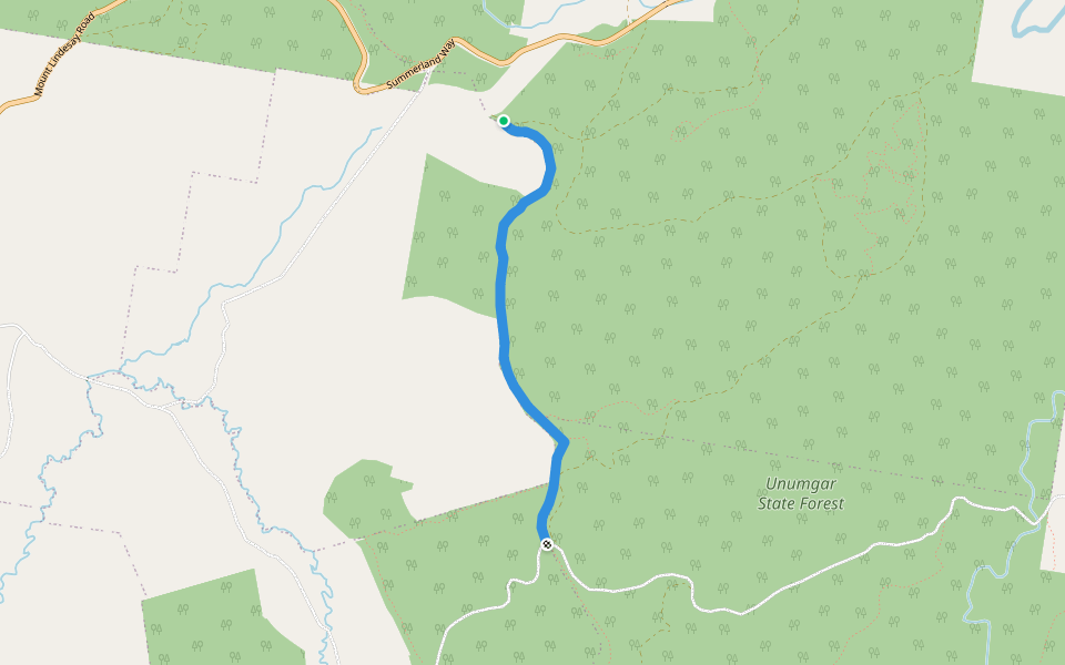 Tick Fence Road walking route map in Dairy Flat