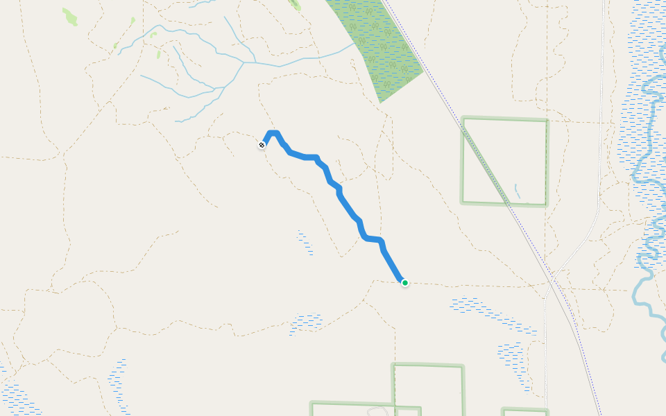 MCCCT Route walking route map in Onaway