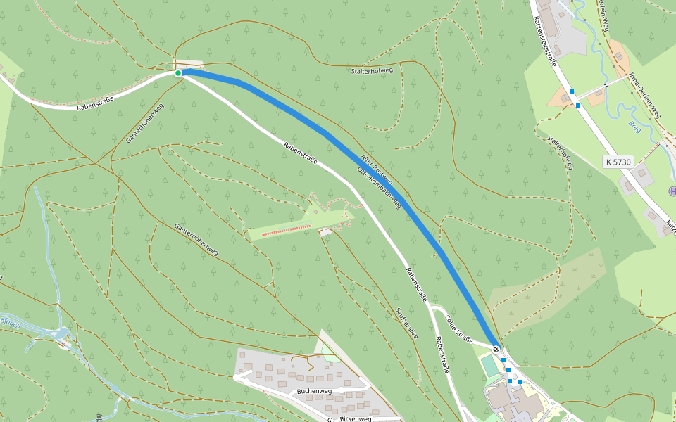 Otto-Rombach-Weg walking route map in Furtwangen im Schwarzwald