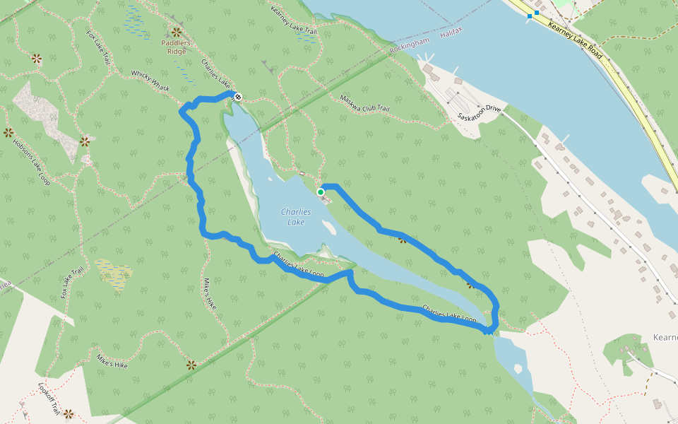 Charlies Lake Loop Hiking Trail Halifax, Nova Scotia Pacer