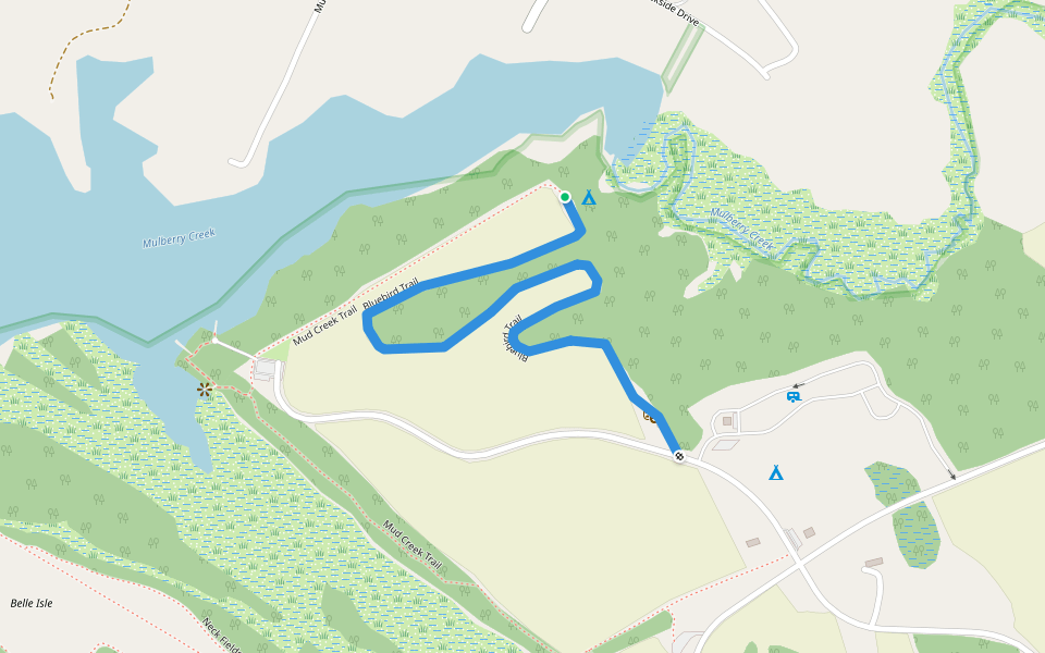 Bluebird Trail walking route map in Lancaster