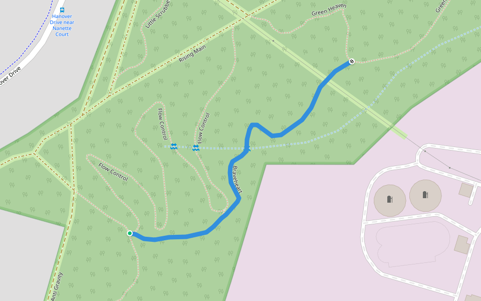 Braveheart walking route map in Alexandra Hills
