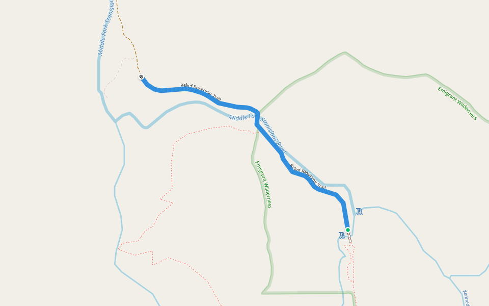 Relief Reservoir Trail Walking and Running Pinecrest, California Pacer