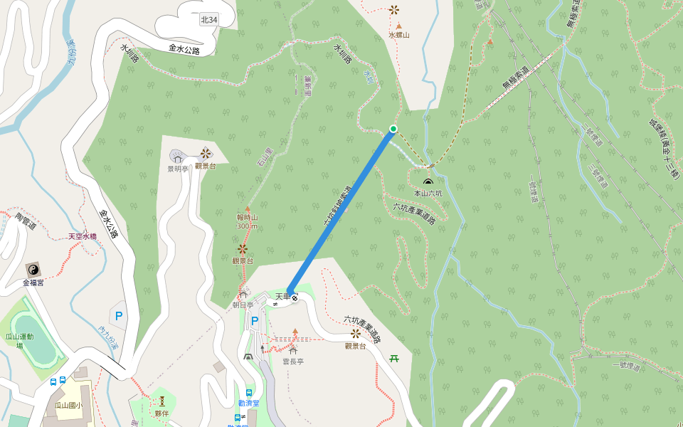 六坑斜坡索道