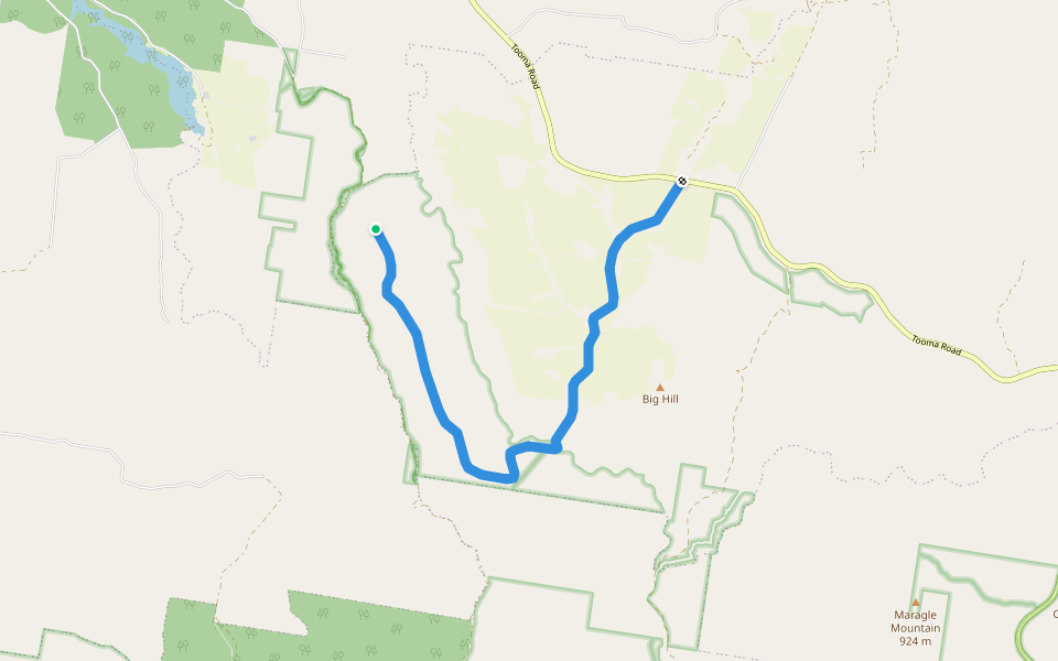 TRACK CLOSED - Sign 28JAN21 walking route map in Burra