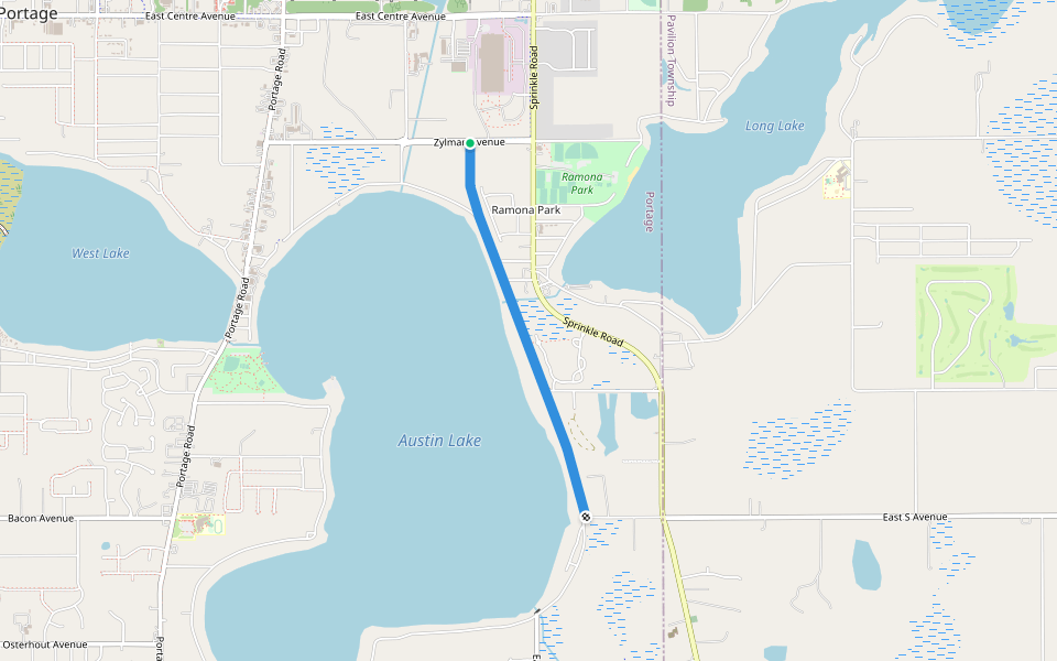 Trail Walking and Running Portage, Michigan Pacer