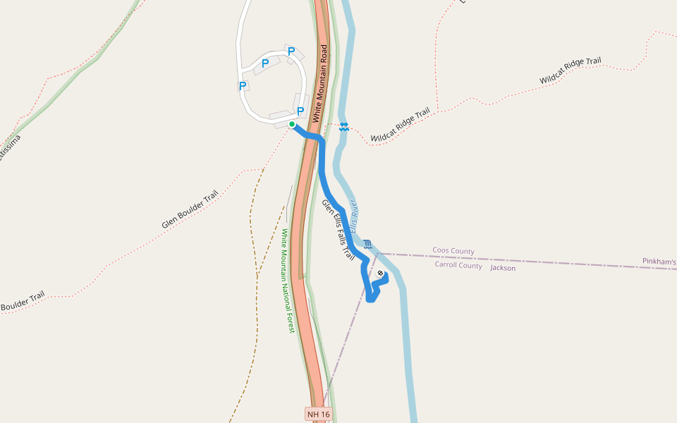 Glen Ellis Falls Trail