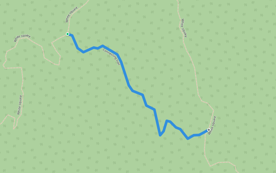 Connecting trail walking route map in Hillsborough Township