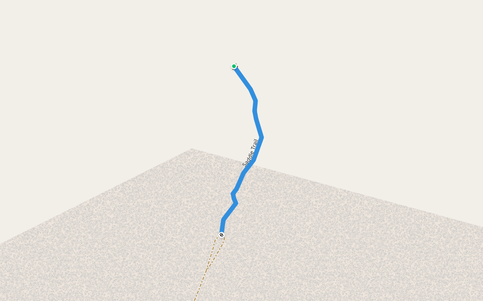Saddle Trail walking route map in East Lyons River