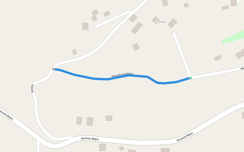 Μακεδονομάχων walking route map in Vari