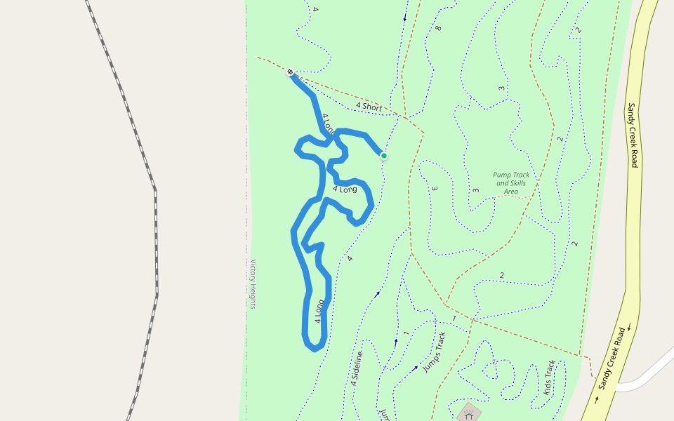 4 Long walking route map in Victory Heights