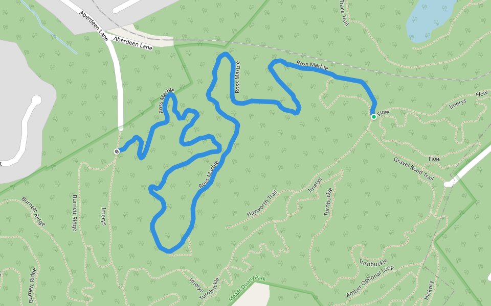 Ross Marble Hiking Trail Knoxville, Tennessee Pacer