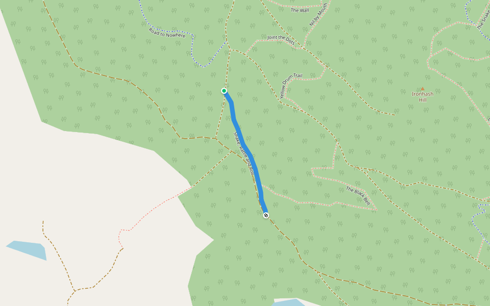 Shake, Rattle and Roll walking route map in Colvend