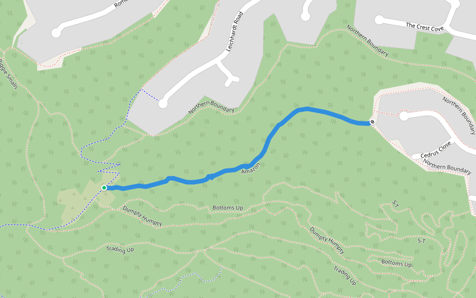 Amazon walking route map in Valentine