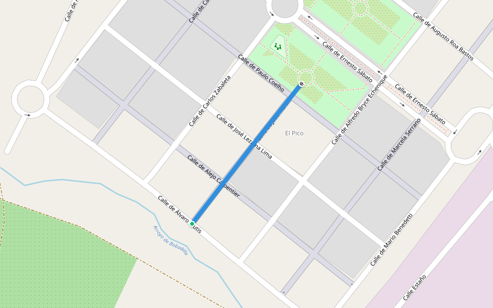 Calle de José Martí walking route map in Illescas