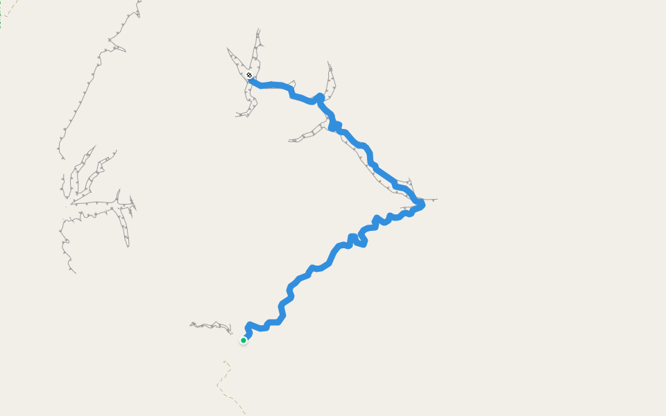 Piccaninny Creek Walk walking route map in Purnululu