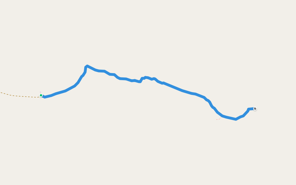 Goldensides walking route map in Dawson City