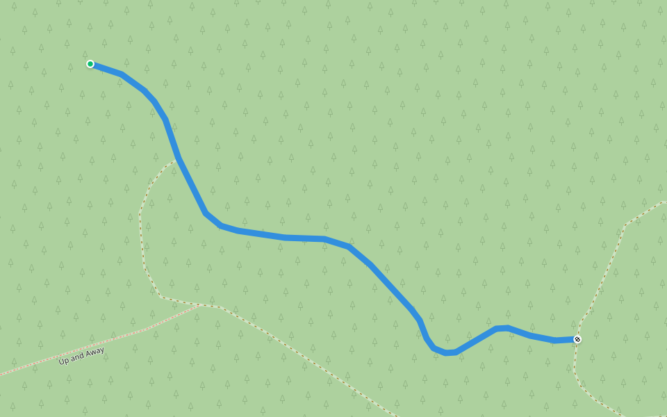 Dinner walking route map in Philomath