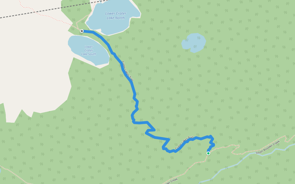 Crater Lakes Trail