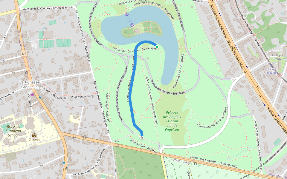 Chemin de l'Aubépine - Haagdornweg