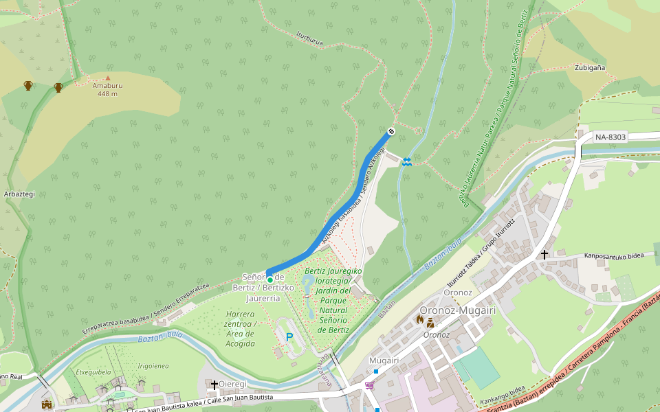 Aizkolegi basabidea / Sendero Aizkolegi Walking And Running Trail